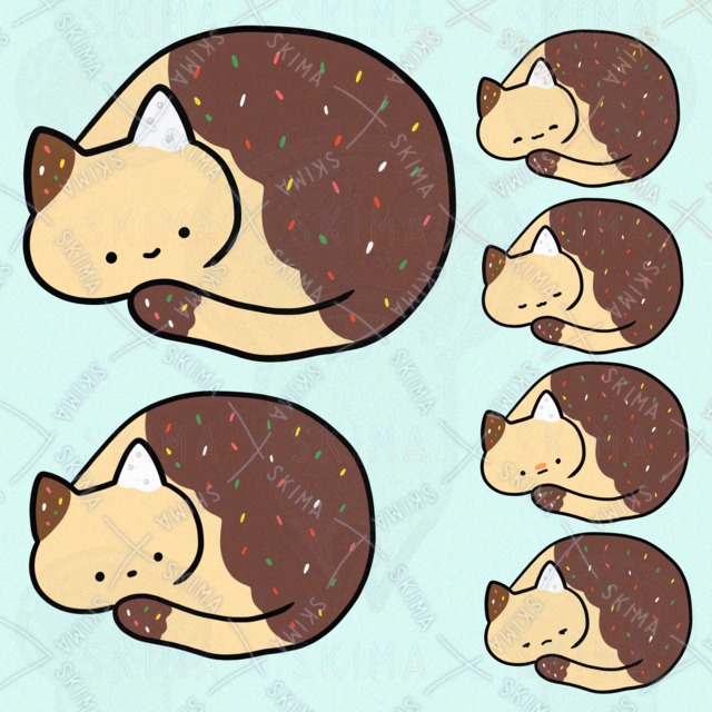 ねっこどーなつ（表情6種類）