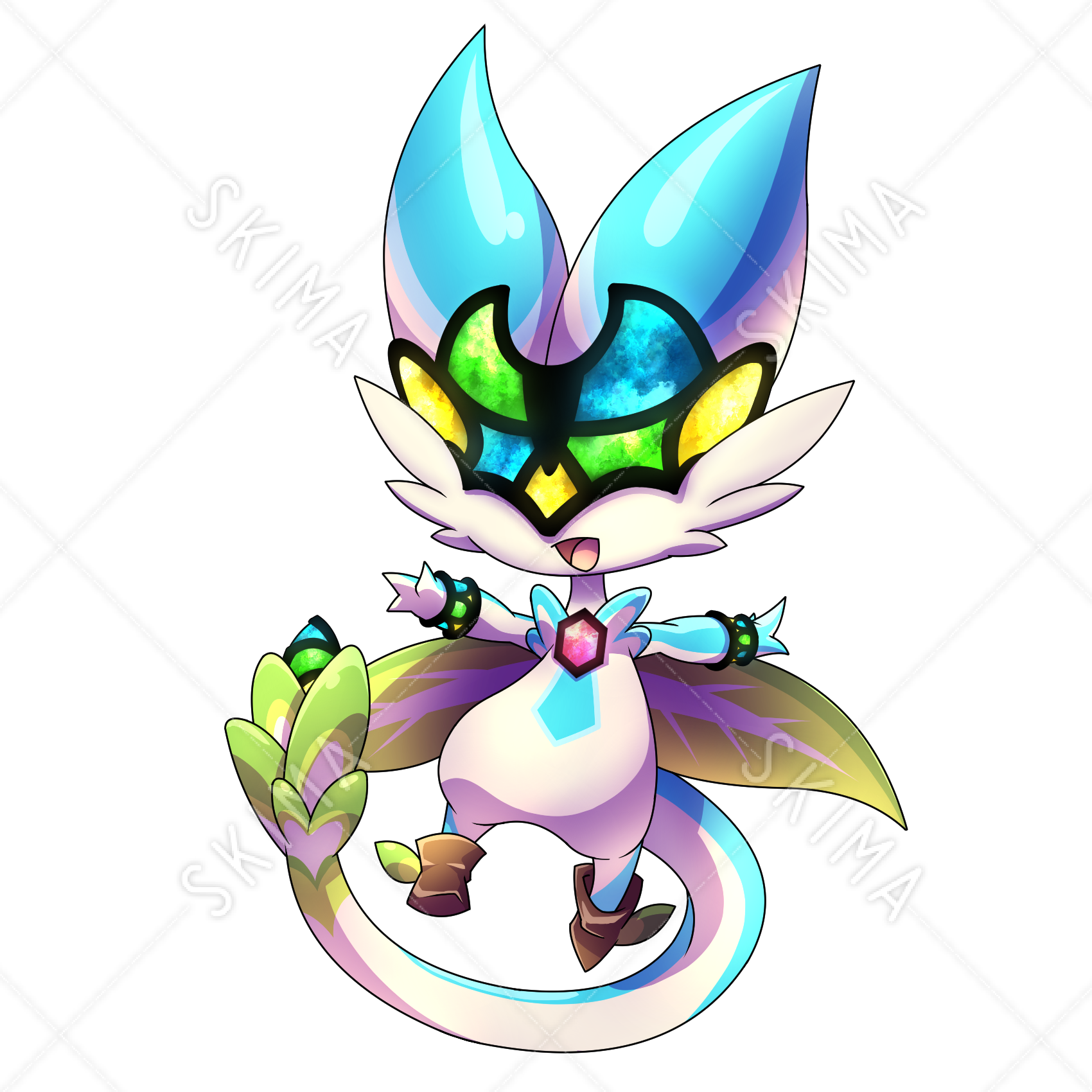 ステンドグラスシリーズ ３ 進化 カラー エフェクト差分あり スキマ スキルのオーダーメイドマーケット Skima