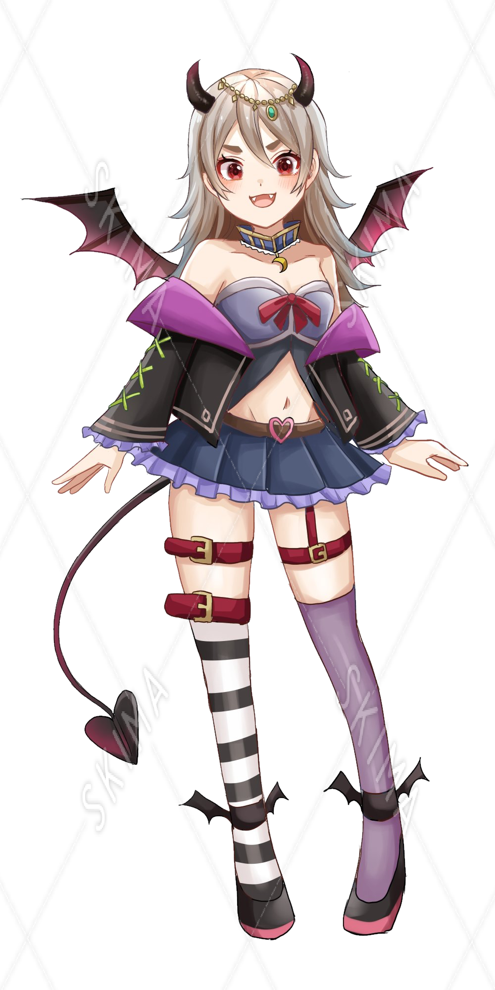 小悪魔少女 表情6種 スキマ スキルのオーダーメイドマーケット Skima