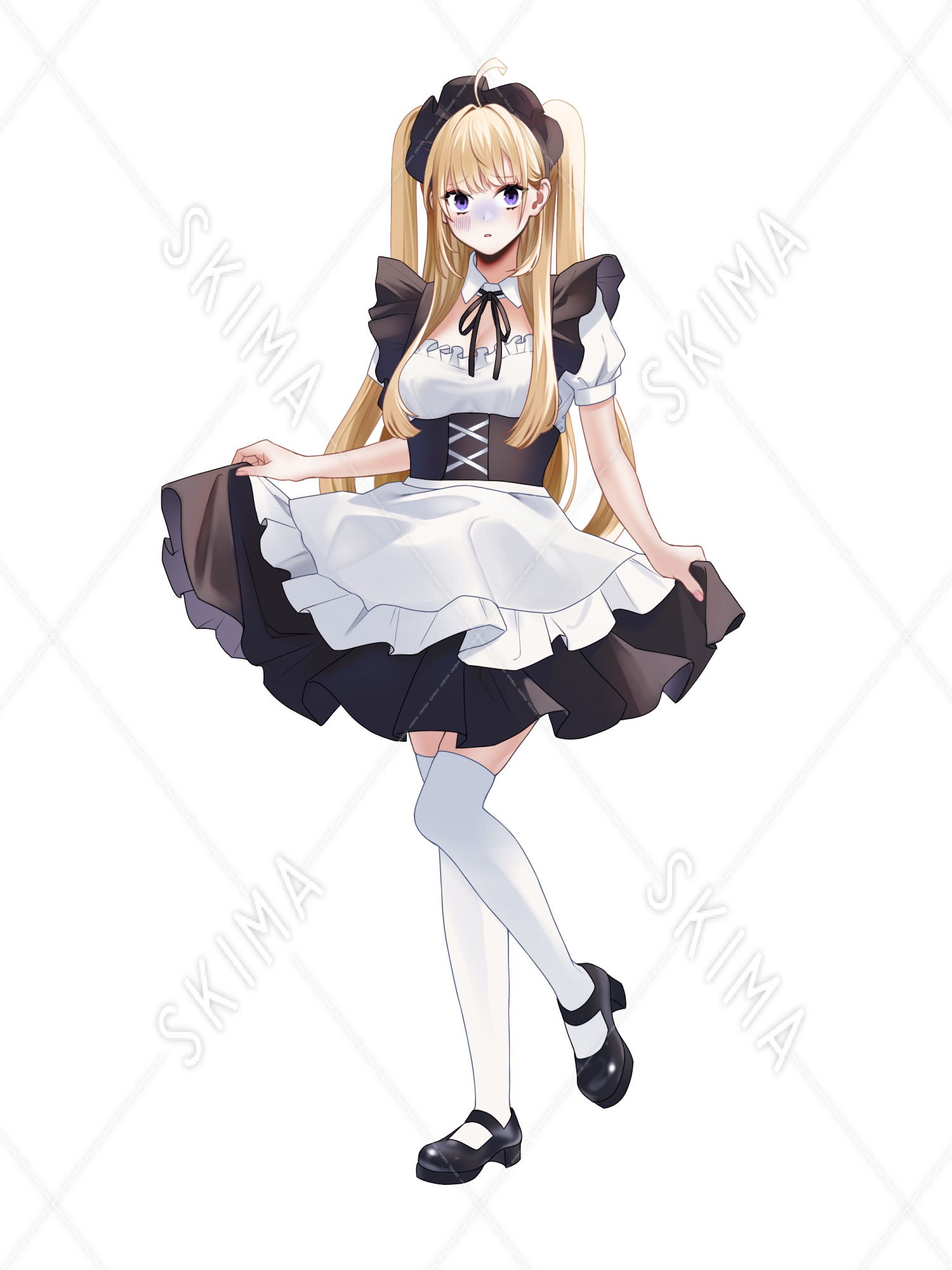 全身 メイド服 ツインテール 金髪 スキマ スキルのオーダーメイドマーケット Skima 全身 メイド服 ツインテール 金髪 スキマ スキルのオーダーメイドマーケット Skima