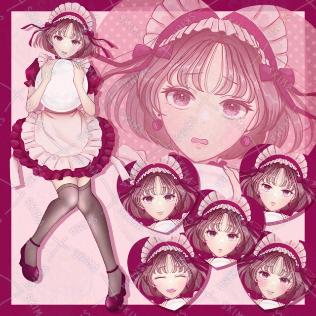 【立ち絵】メイドさん