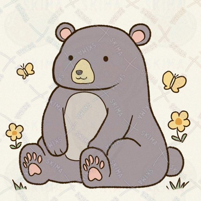 おすわりくま