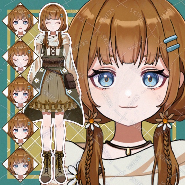 【️表情7種】童話系ツイン少女🌷