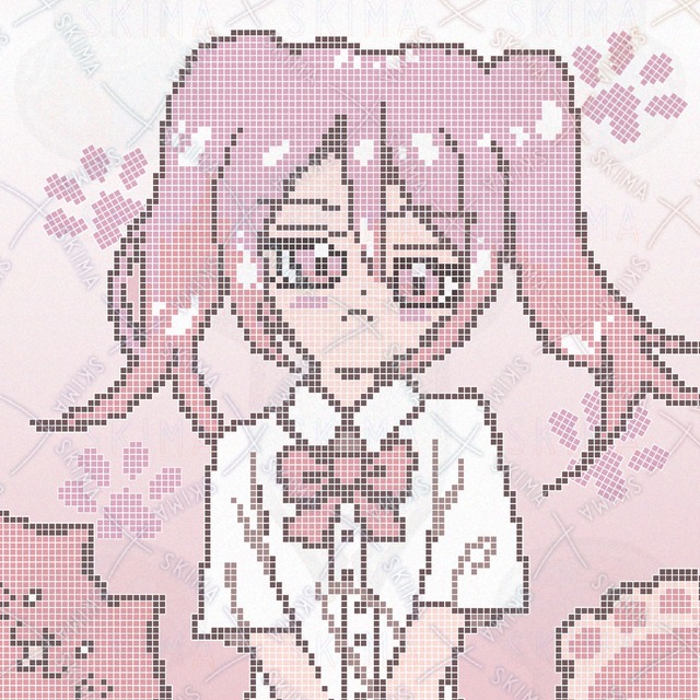 少女とねこ【背景透過差分あり】