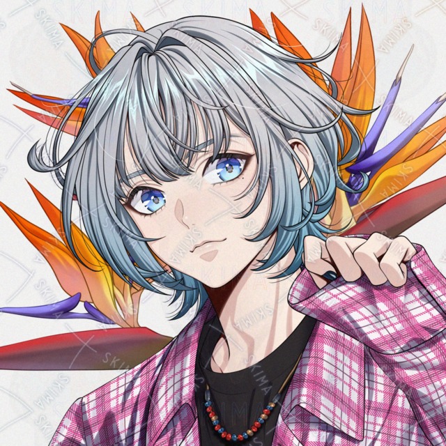 ネルシャツの男の子