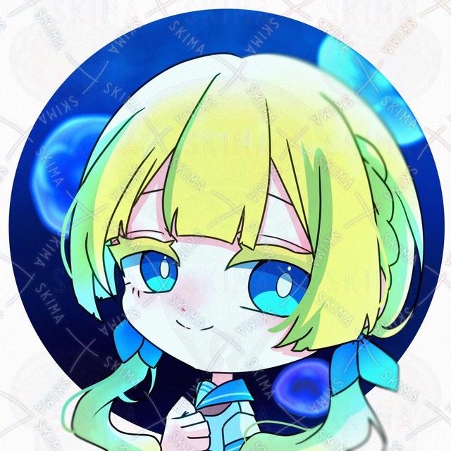 アイコン クラゲと少女