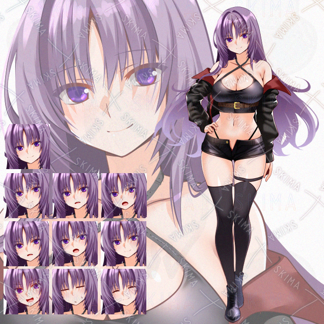 【表情10種】ジャケットパンツ女性