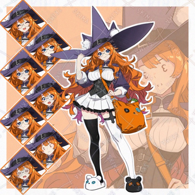 メガネ魔女[表情８種]