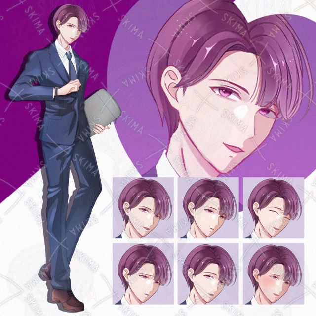 【立ち絵】スーツの男性