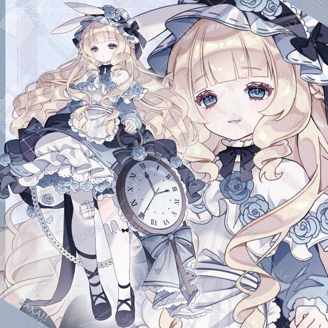 うさぎの少女【表情9種】【小物差分】
