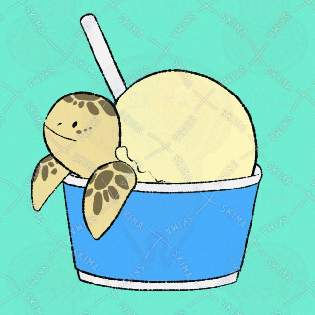 ウミガメアイス