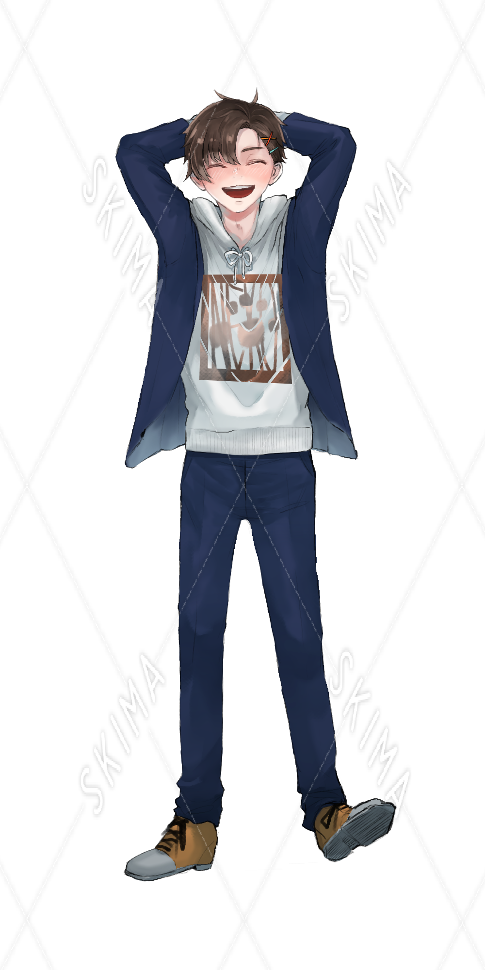 制服男の子 表情差分6種類 スキマ スキルのオーダーメイドマーケット Skima