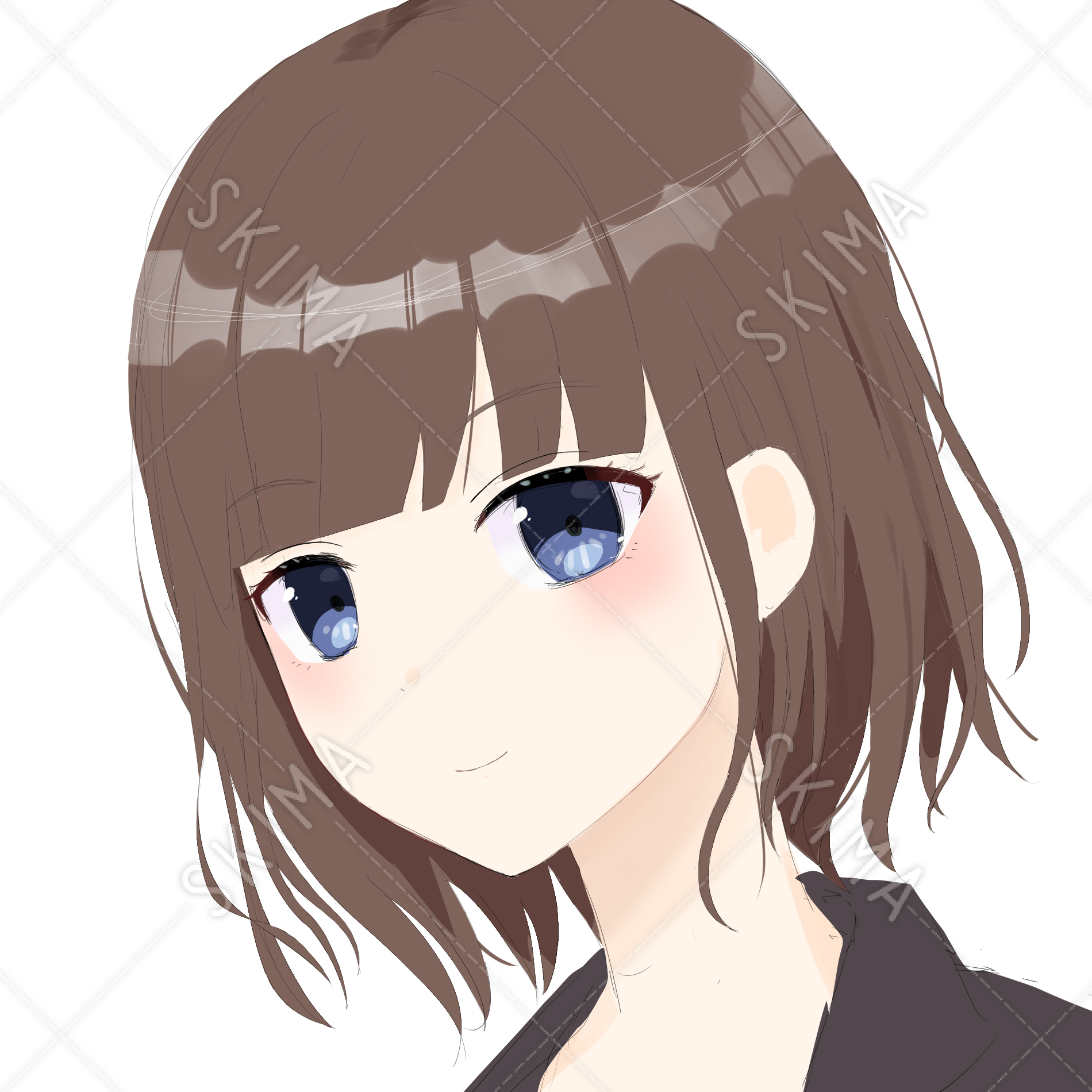 ウェーブボブの子のアイコン スキマ スキルのオーダーメイドマーケット Skima ウェーブボブの子のアイコン スキマ スキルのオーダーメイドマーケット Skima