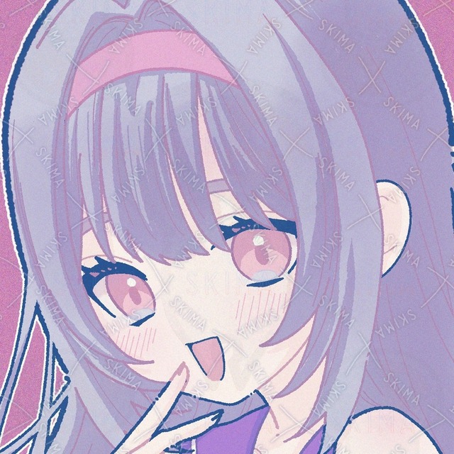 SNSアイコン インテークヘアで平成みのある女の子