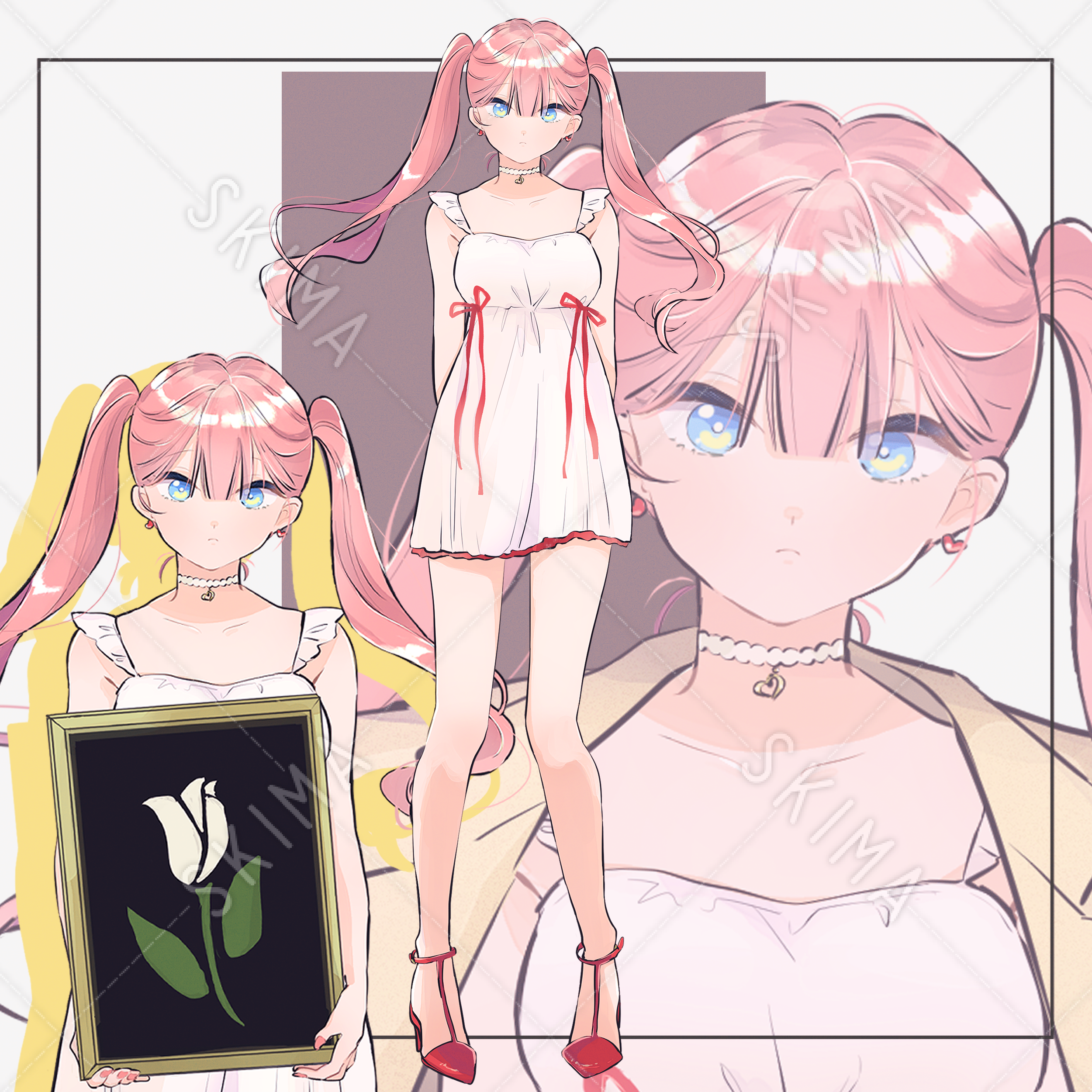 全身立ち絵 白ワンピースの女の子 差分付き スキマ スキルのオーダーメイドマーケット Skima 全身立ち絵 白ワンピースの女の子 差分付き スキマ スキルのオーダーメイドマーケット Skima