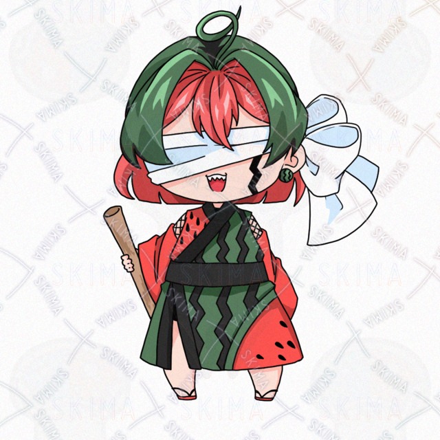 スイカの女の子