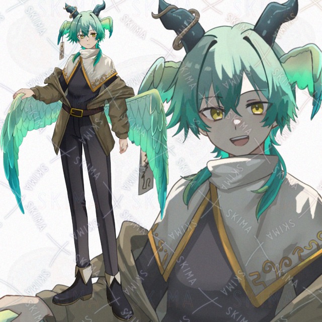 立ち絵イラスト　表情5➕影差分