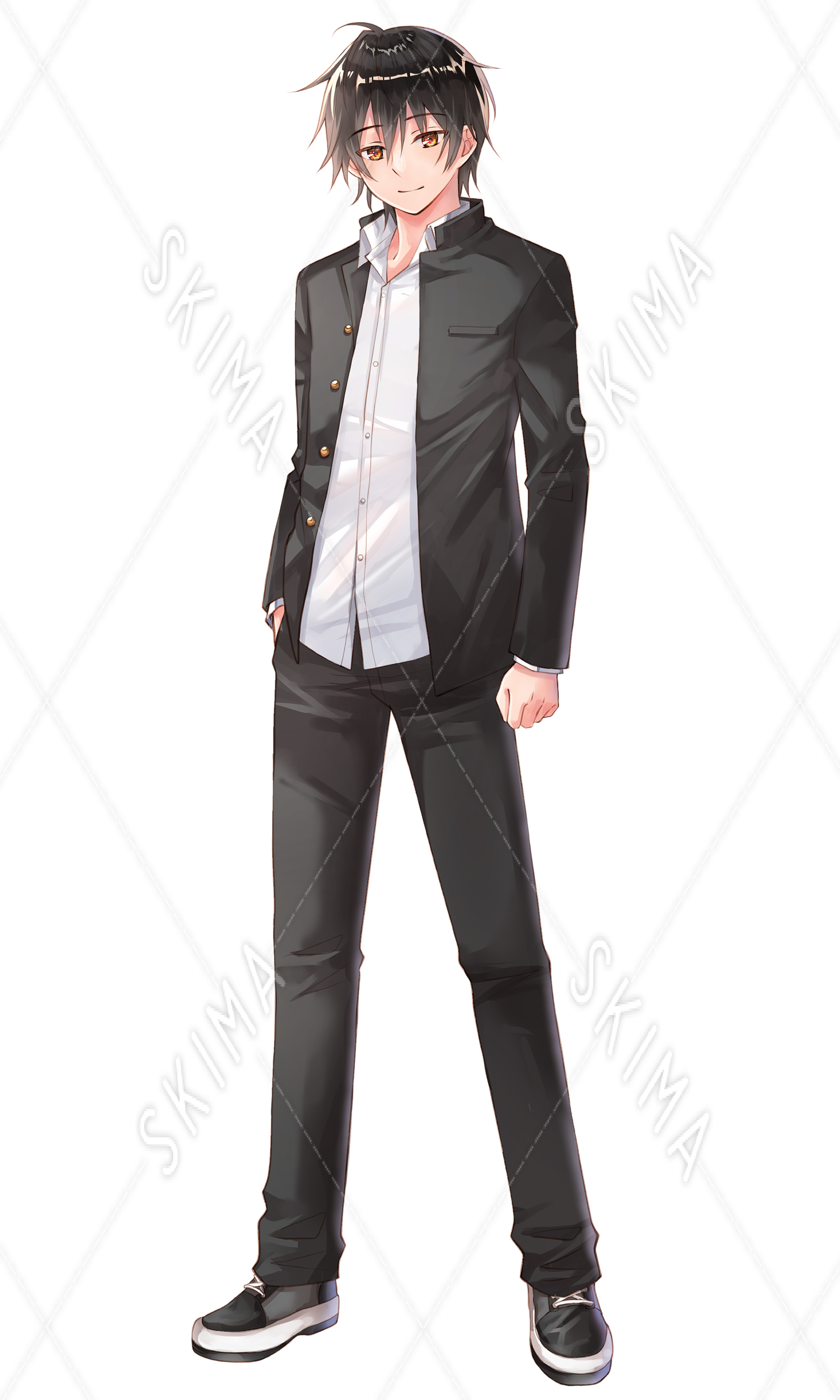 黒髪の男子高校生 スキマ スキルのオーダーメイドマーケット Skima