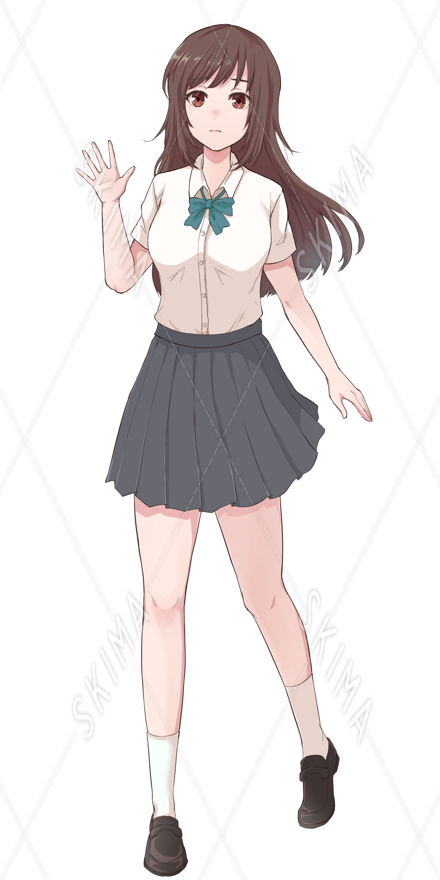 7月お値下げ 夏服 冬服 2パターンありjk 表情5種 スキマ スキルのオーダーメイドマーケット Skima