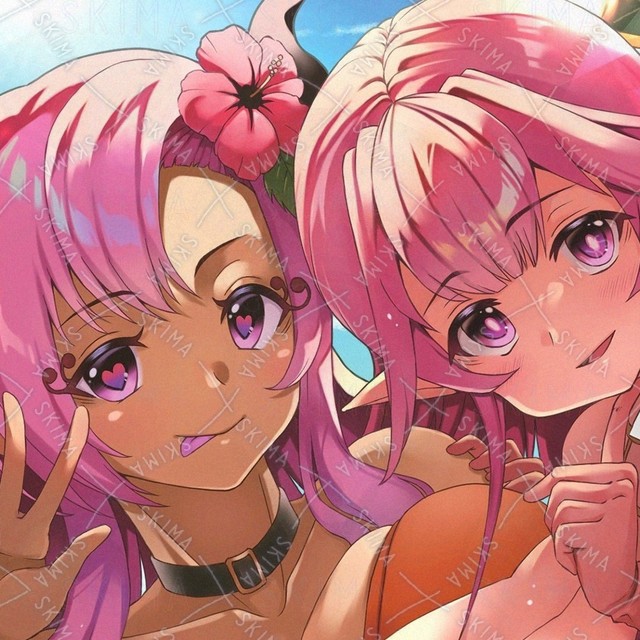 【OPT販売】天使と悪魔　女の子水着ギャル