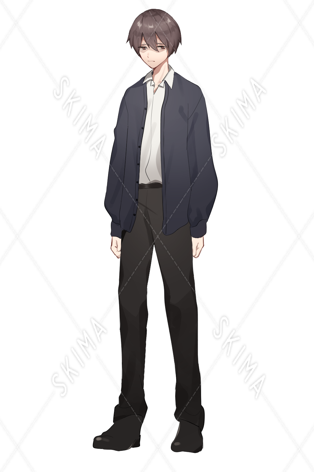 学生服のキャラ立ち絵セット スキマ スキルのオーダーメイドマーケット Skima