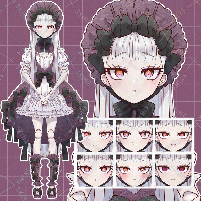 球体関節の女の子表情６種