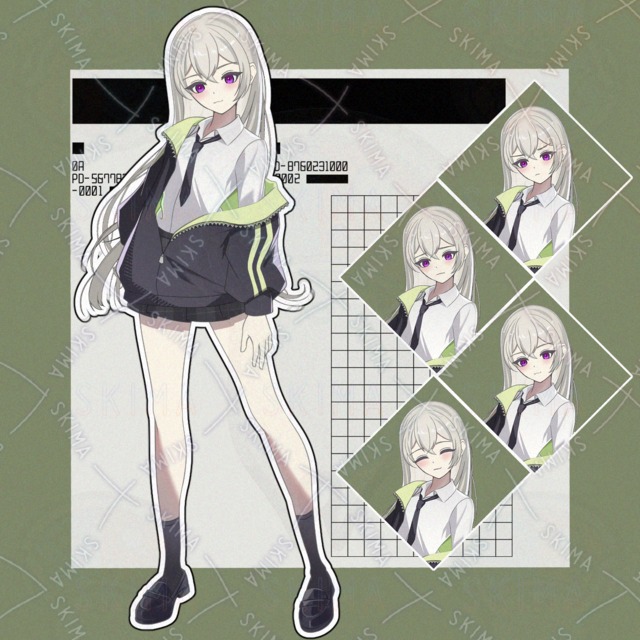 Image of Silver-Haired Girl 2