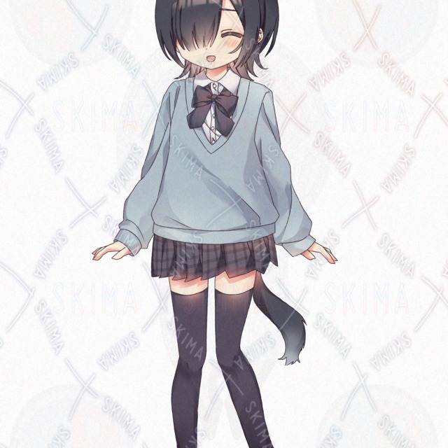 Image 4 of Neutered Character with Animal Ears: 5 Expression Variations
