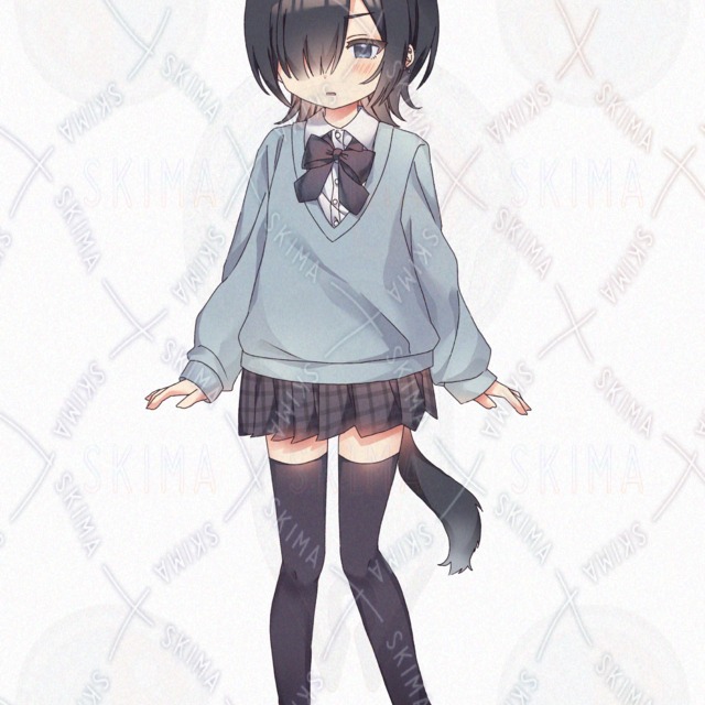 Image 5 of Neutered Character with Animal Ears: 5 Expression Variations
