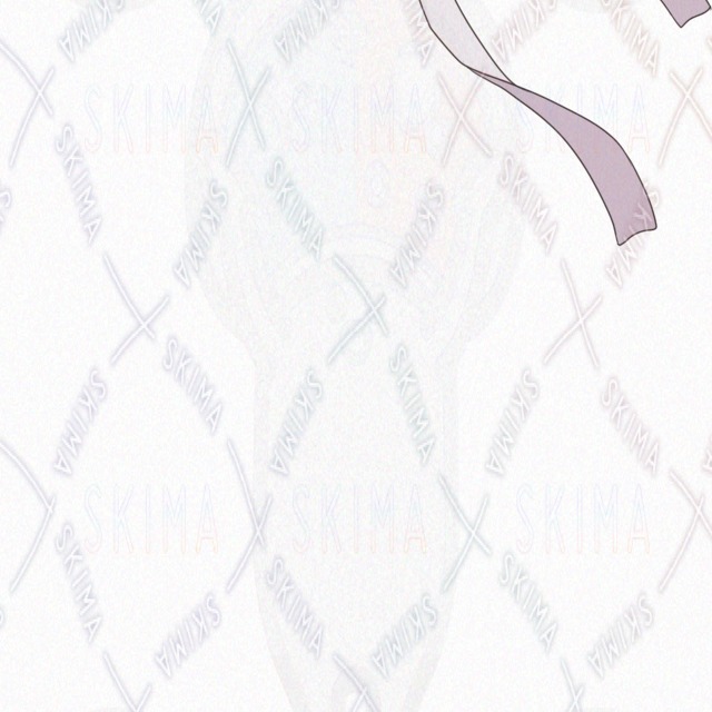 Image 11 of 9 Variations + 1 Prop: Long Purple Hair, White Dress