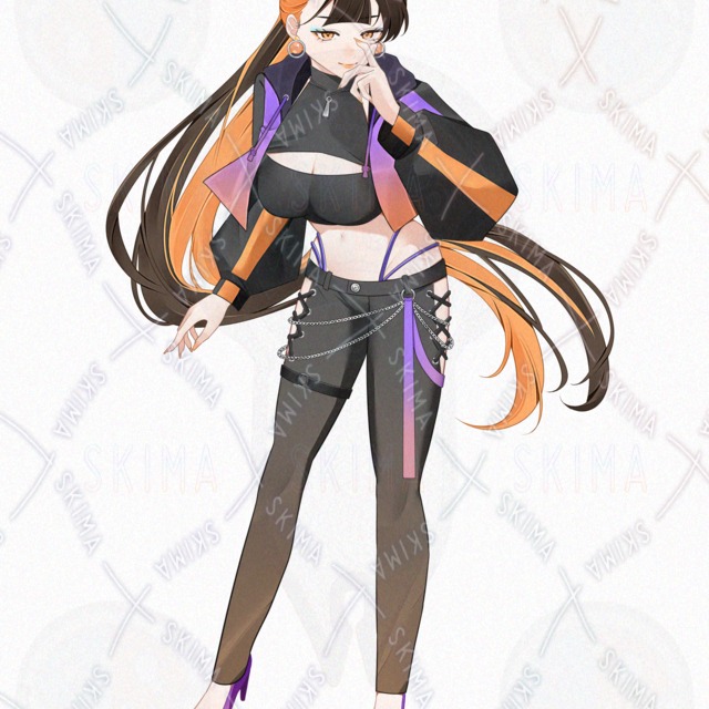 Image of Twilight Neon Street Girl
