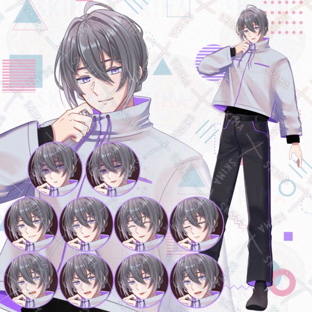 Image of 10 Photos: Guy with Purple Eyes