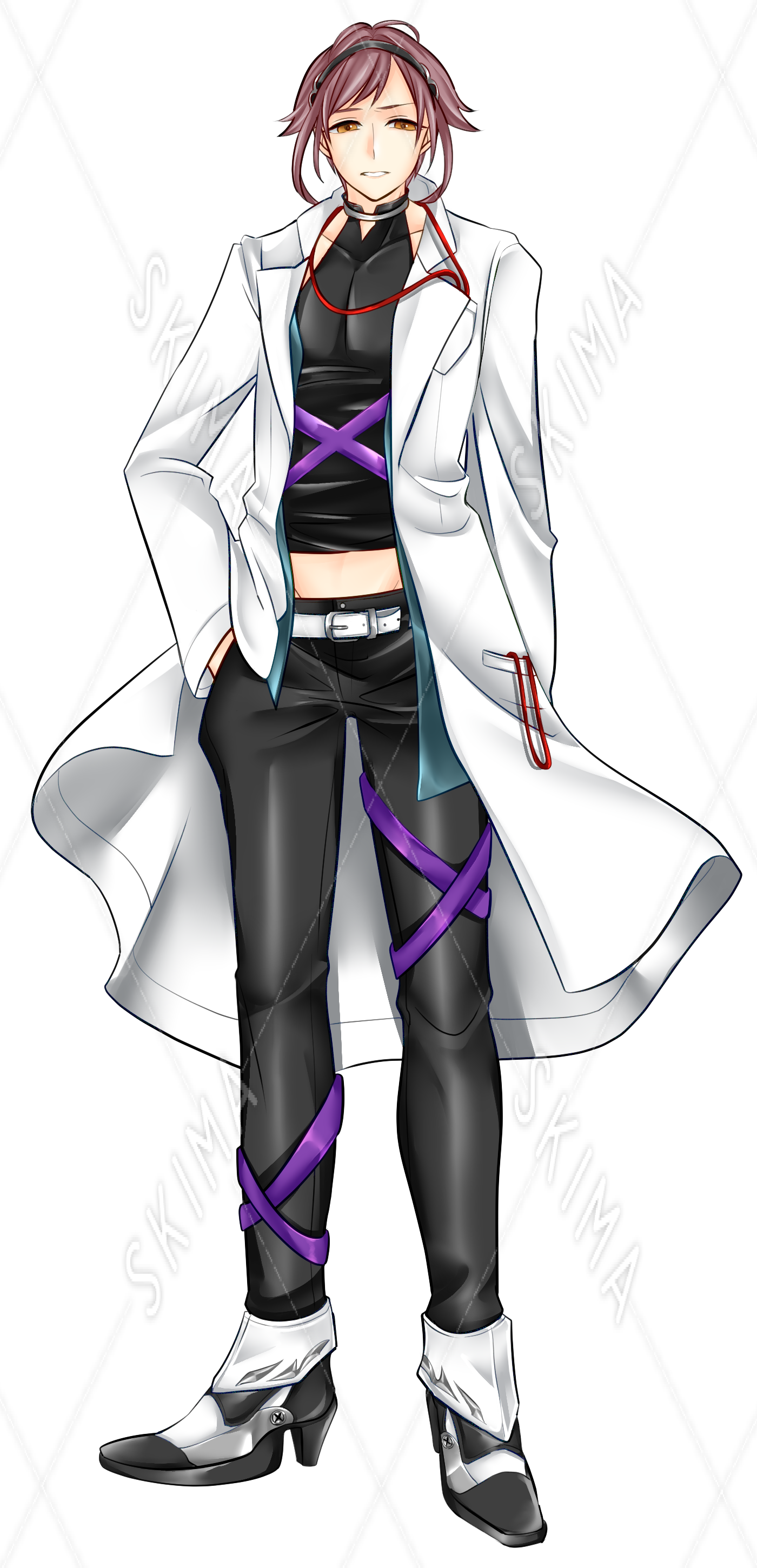 優しそう な白衣の男性 表情6種 ポーズ違い スキマ スキルのオーダーメイドマーケット Skima