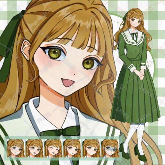 Image of Ladies' School Uniform Digital Art