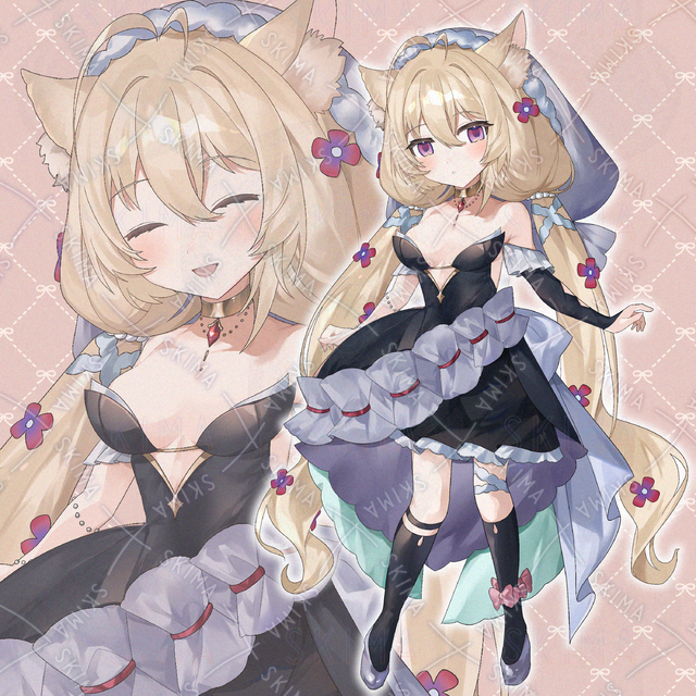 【表情差分6種】猫耳少女