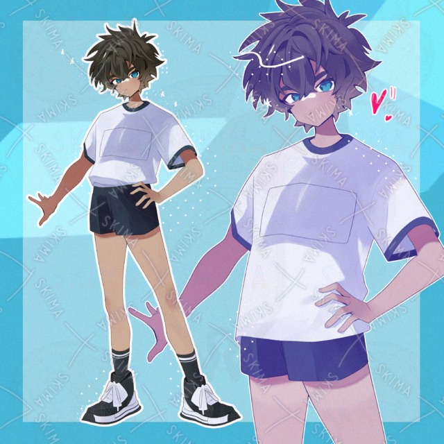 体操服少年キャラクター