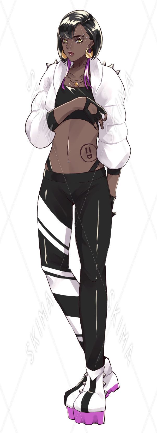 褐色のつり目女性 スキマ スキルのオーダーメイドマーケット Skima