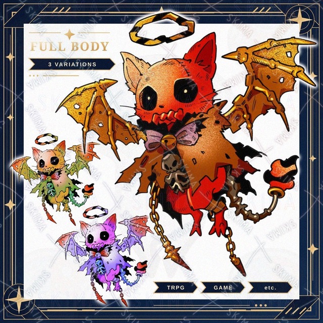 Image of Zombie Bat Monster Sprite