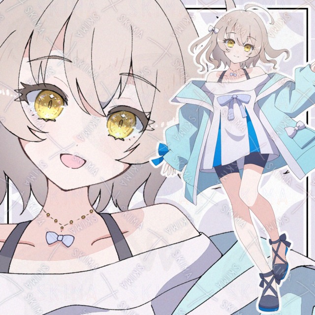 【表情9種】スポーティーな活発女子【adopt】