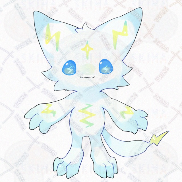 Image 2 of Lightning Kemono: 10 Expressions