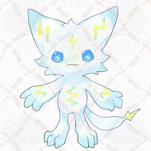 Image 6 of Lightning Kemono: 10 Expressions
