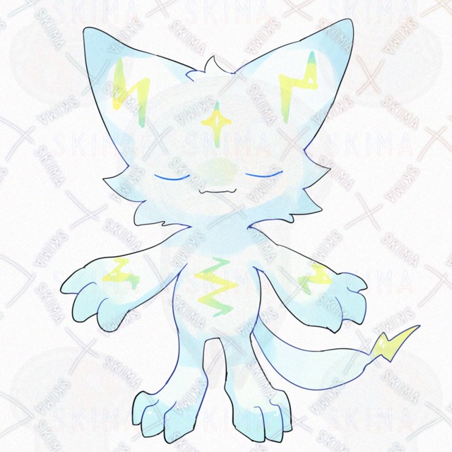 Image 10 of Lightning Kemono: 10 Expressions