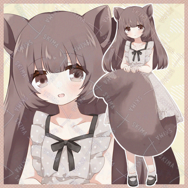 【立ち絵】リスの女の子