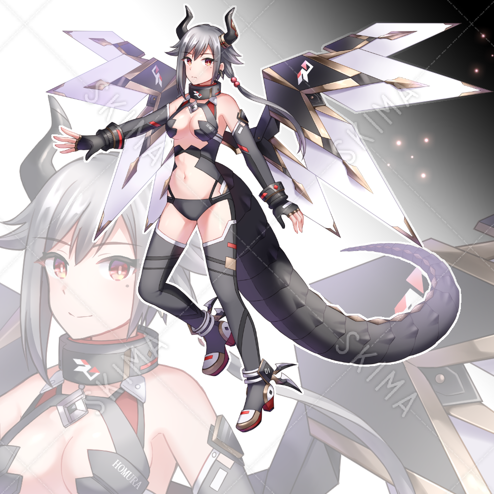 メカ娘 表情６種 スキマ スキルのオーダーメイドマーケット Skima