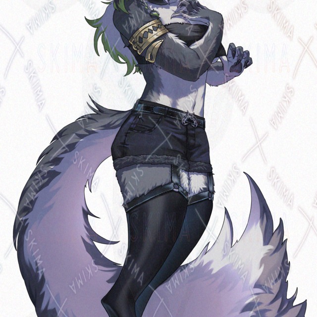 Image 4 of Female Furry Digital Artwork