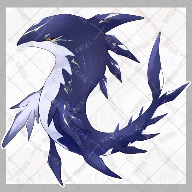鮫のモンスター