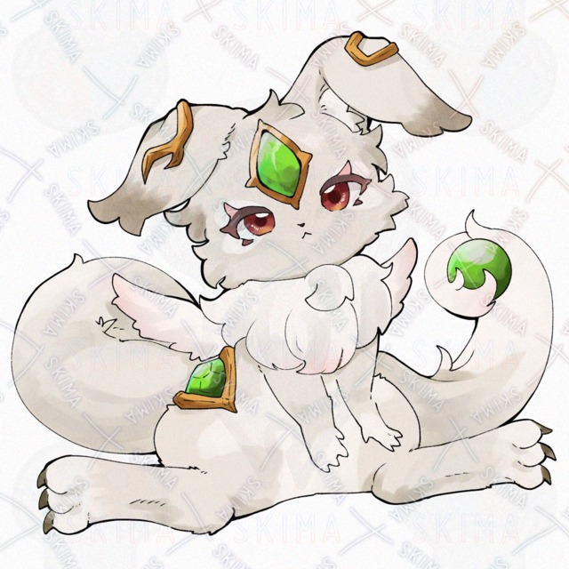 Image 8 of Carbuncle Cub: 5 Facial Expressions + 1 Design in 5 Colors