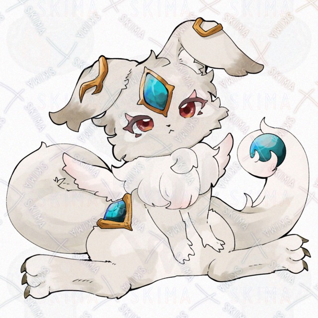 Image 9 of Carbuncle Cub: 5 Facial Expressions + 1 Design in 5 Colors