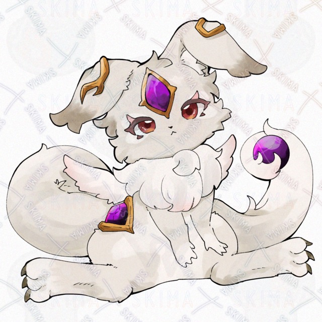 Image 10 of Carbuncle Cub: 5 Facial Expressions + 1 Design in 5 Colors