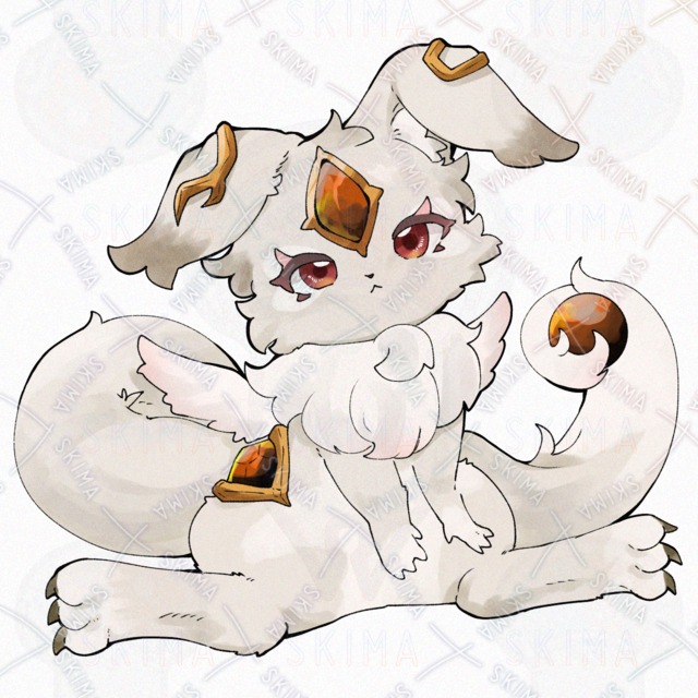 Image 11 of Carbuncle Cub: 5 Facial Expressions + 1 Design in 5 Colors